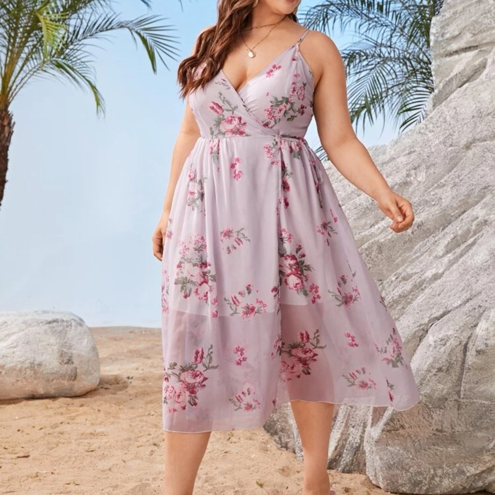 Brand New Plus Size Floral Cami Dress Size 4X/20W